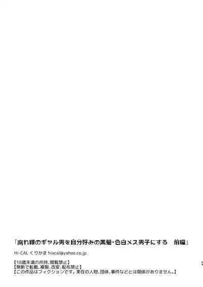 Kusareen no Gyaru-oh o Jibun Konomi no Kurokami Irojiro Mesu Danshi ni Suru