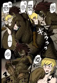 (COMITIA104) [Hyakki Yakou (Mikoyan)] Uroko no Kazu dake Aishite Ageru! | I will Love You Equal to the Number of Scales that I Have! (Hyakki Yakou Lv.2 Lizerds) [English] [biribiri] [Colorized] [Decensored]