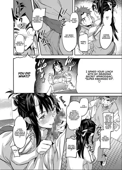 (C95) [Koban Dou (Sameda Koban)] Oni-Musume-chan wa Hatsujouki! | The Oni Girl is in Heat! [English] {RedLantern}