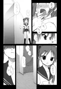 [Shinobi no Yakata (Yoshiki Iwama)] JEWELBOX DECADENT-GRAY Kyuukyousha no Toilet Kagami Tsukasa no Ecchi na Hon (Lucky Star)
