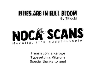 [Titiduki] Saki Midareru wa Yuri no Hana | Lilies Are in Full Bloom - Volume 1 [English] [Noca Scans] [Digital]