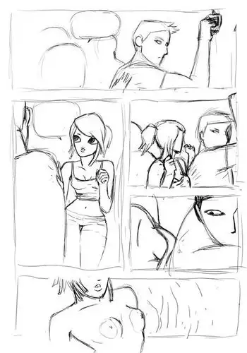 Subway encounters-【私人画家】