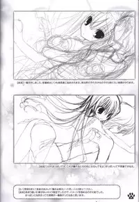 Himawari no Kyoukai to Nagai Natsuyasumi official artbook