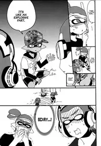 (C89) [Koniro Drops (Morishima Kon)] Buki no Seinou to Are no Seinou wa Onaji rashii | The Efficiency of the Weapon and the Efficiency of That Seems the Same (Splatoon) [English] {Shotacon Fusion} [Decensored]