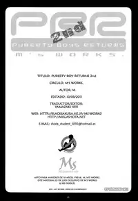 [M's Works (M)] Puberty Boys Returns 2nd [English]