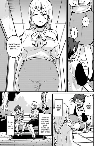 Tonari no Kirei na Itome Onee-chan wa Hontou wa Dosukebe de Itsumo Boku no Koto o Neratte ita | Crossing the Thin Line Between Neighbors to Lovers