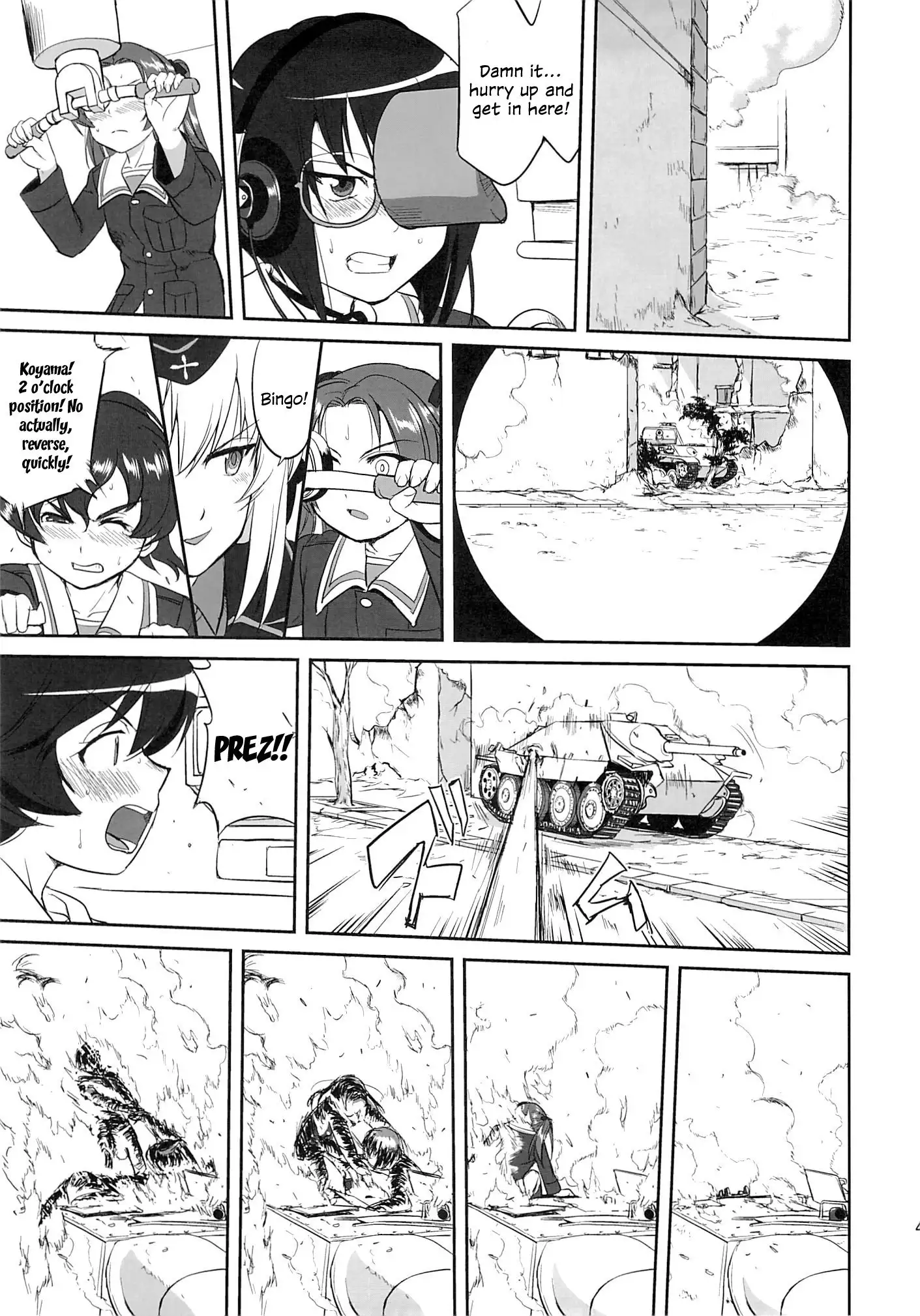 Yukiyukite Senshadou Kuromorimine no Tatakai