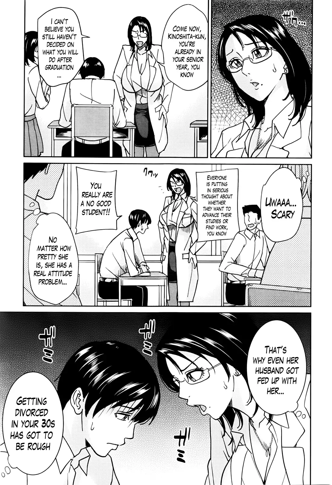 Kyouko Sensei to Boku no Himitsu | Kyouko-sensei and My Secret Ch. 1-4 END
