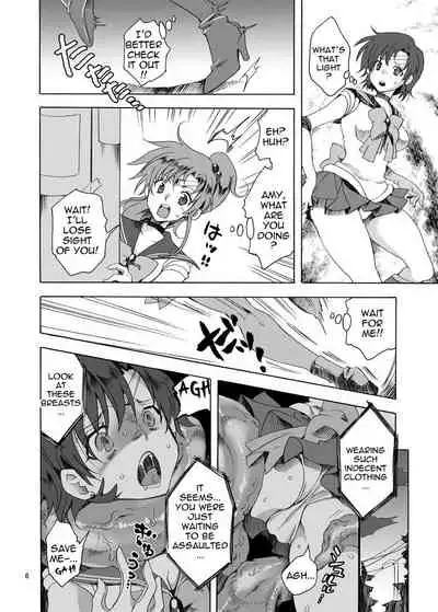 [Kurione-sha (YU-RI)] Bishoujo senshi ni oshioki! ~ Shokushu-hen ~ ! | Punish the Pretty Sailor Soldiers ~Love and Justice~ (Sailor Moon) [English] {doujin-moe.us} [Digital]