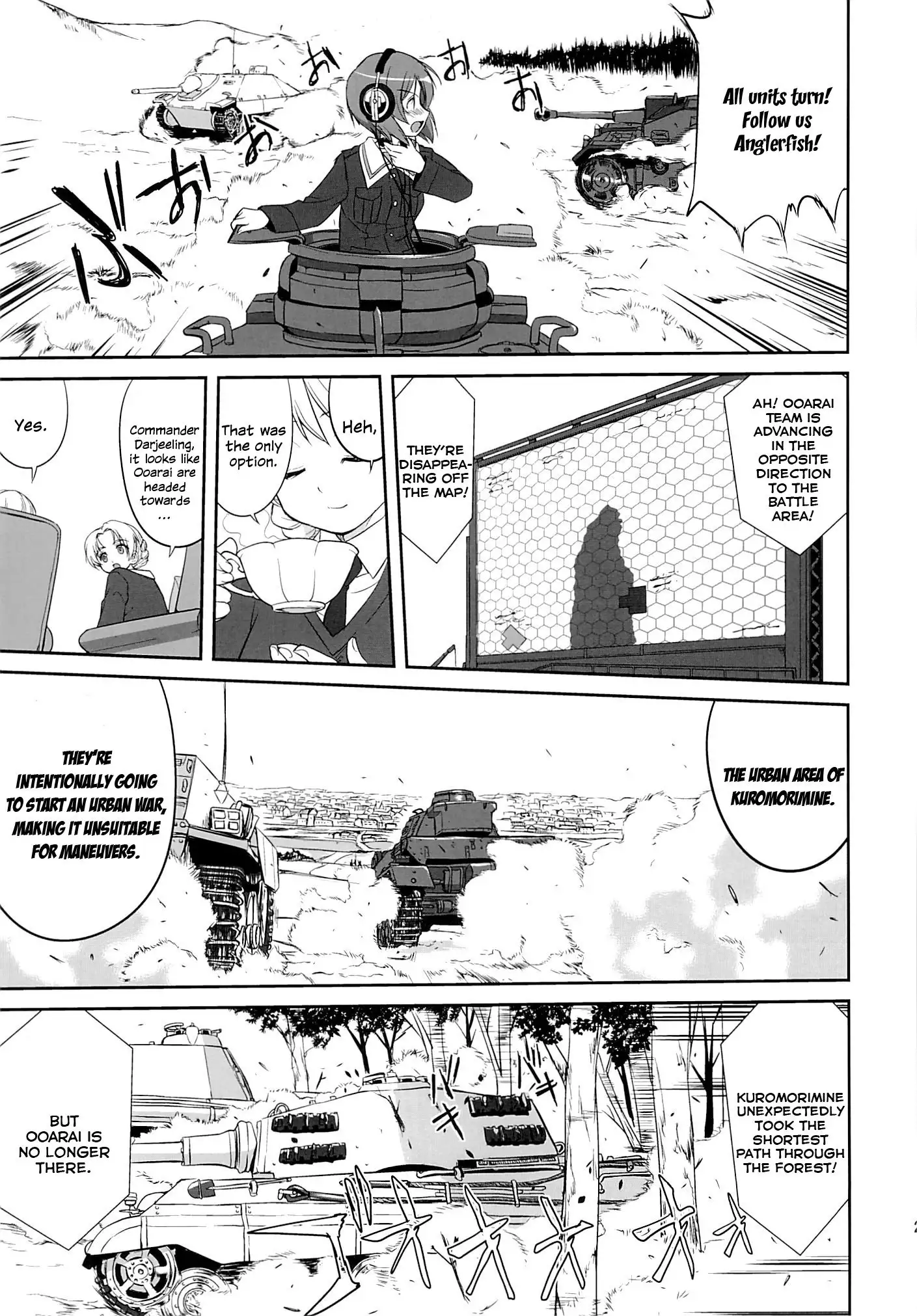 Yukiyukite Senshadou Kuromorimine no Tatakai