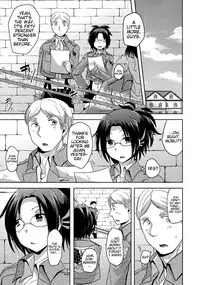 (FALL OF WALL4) [Inubaka (Matsuzono)] Shikkari shite kudasai Buntaichou. | Please take this seriously, Squad Leader. (Shingeki no Kyojin) [English] [EHCove]