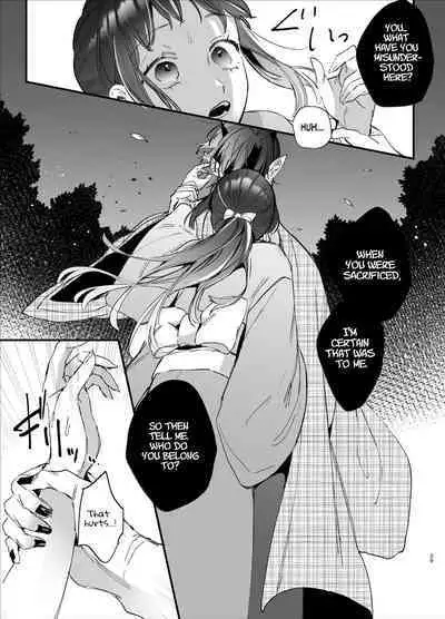 [Umenegi Daimyoujin (Umekoppe)] Ikenie Onna Wa Kodokuna Kijin Sama Ni Ban Kōbi De To Sareru | The Sacrificial Maiden Corrupted by Coupling With an Oni [English]