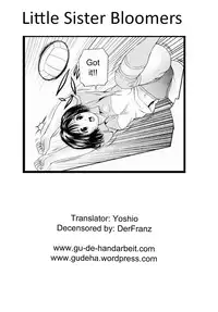 [Atori K] Imouto Bloomer | Little Sister Bloomers Ch. 2 [English] [Yoshio] [Decensored]