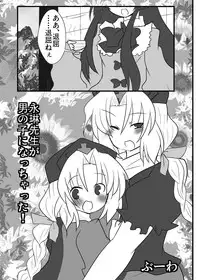 [Sekimen to Sankaku Kankei to Watashi (Buuwa)] Eirin Sensei ga Otokonoko ni Nacchatta! (Touhou Project)