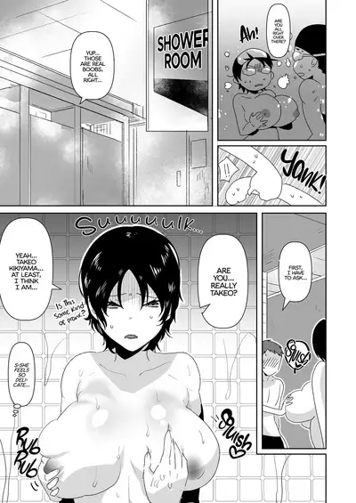 [Aimaitei (Aimaitei Umami)] Nyotaika no Ecchi na Onee-san Pool no Onee-san Hen | Gender-Bent Bombshell Babe: Meeting My New 
