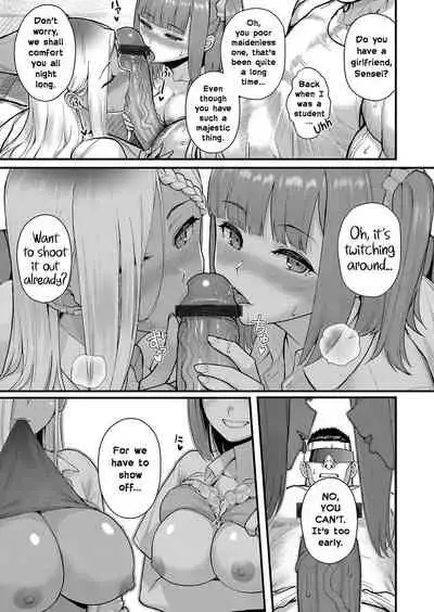 [Matsuka] Two-Colored × Too Cheerful 〜 Part 2 | Futairo × Yuugi 〜 Mimi o Nurasu Inbina Duetto wa Shou Akuma-tachi no Wana 〜 Kouhen (COMIC Grape Vol. 97) [English]