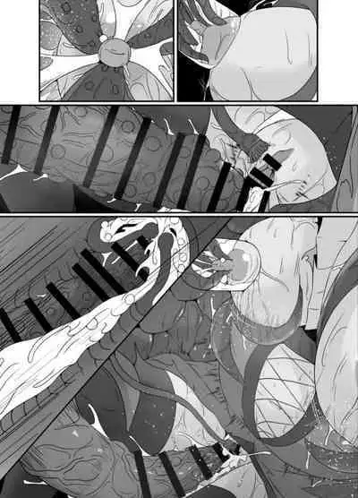 Mesugaki Mahou Shoujo wa Daikkirai na Zako Youma ni Karada o Torikomareta node Kankaku Shadan no Mahou o Tsukatte Asa made Taeru | 臭丫頭魔法少女因為半個身子被最討厭的妖魔吞沒 於是用了感覺阻斷魔法來忍耐