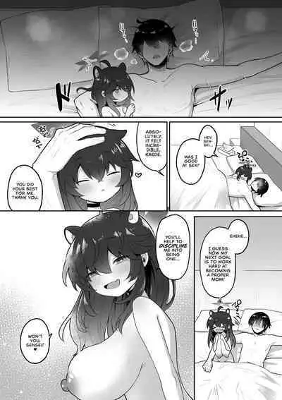 [Dangai Zeppeki (Muchimo)] Hatachi ni Natte mo Chiisai Mama no Kaede o Onaho Mitai ni Hamemakuru Love Love Ecchi Hon (Blue Archive) [English] [head empty] [Digital]
