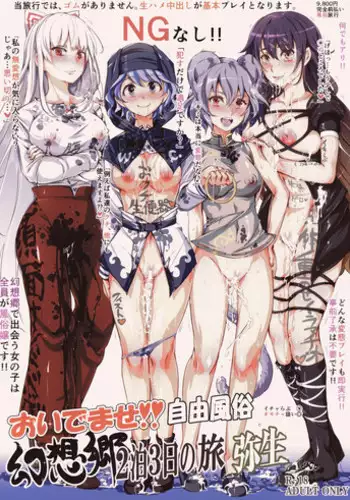 (C86) [Nyuu Koubou (Nyuu)] Oidemase!! Jiyuu Fuuzoku Gensoukyou Nihaku Mikka no Tabi - Yayoi (Touhou Project)