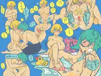 膝髭♀女体化
