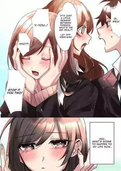 Classmate to Irekawatta Boku no Ecchi na Sankaku Kankei!? | My Erotic Love Triangle Relationship After Bodyswapping With A Classmate!?