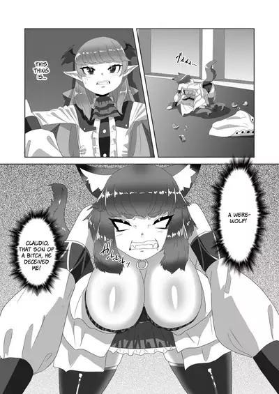 Shota Kyuuketsuki to Ikenie no Futanari Ookamihime | Vampire Shota and Sacrificial Futanari She-Werewolf