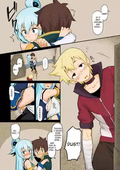 [Pirokobo (Piro)] Damegami-sama wa Nomisugi ni Gochuui o! (Kono Subarashii Sekai ni Syukufuku o!) [English] [Colorized] [Miss One Life] [Digital]