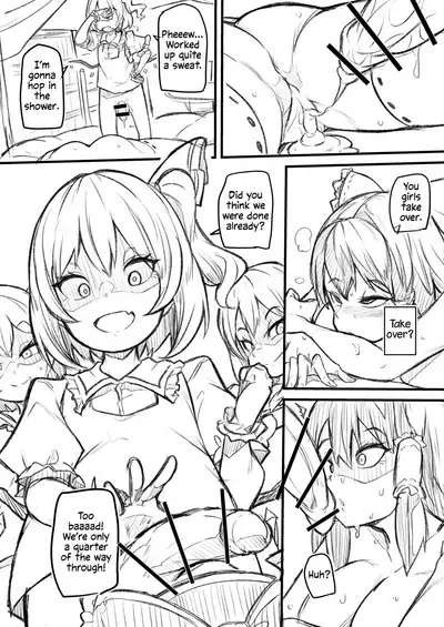 [Makin] Futanari Flan-chan Ga Reimu O Choukyou Suru Manga | Futanari Flan-chan Training Reimu (Touhou Project) [English] [Solas]