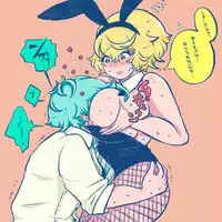 膝髭♀女体化