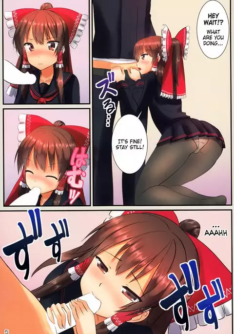 JK Reimu to Kyoushitsu H ~Moshi Hakurei Reimu ga, Tsundere de Hinnyuu na Osananajimi Dattara