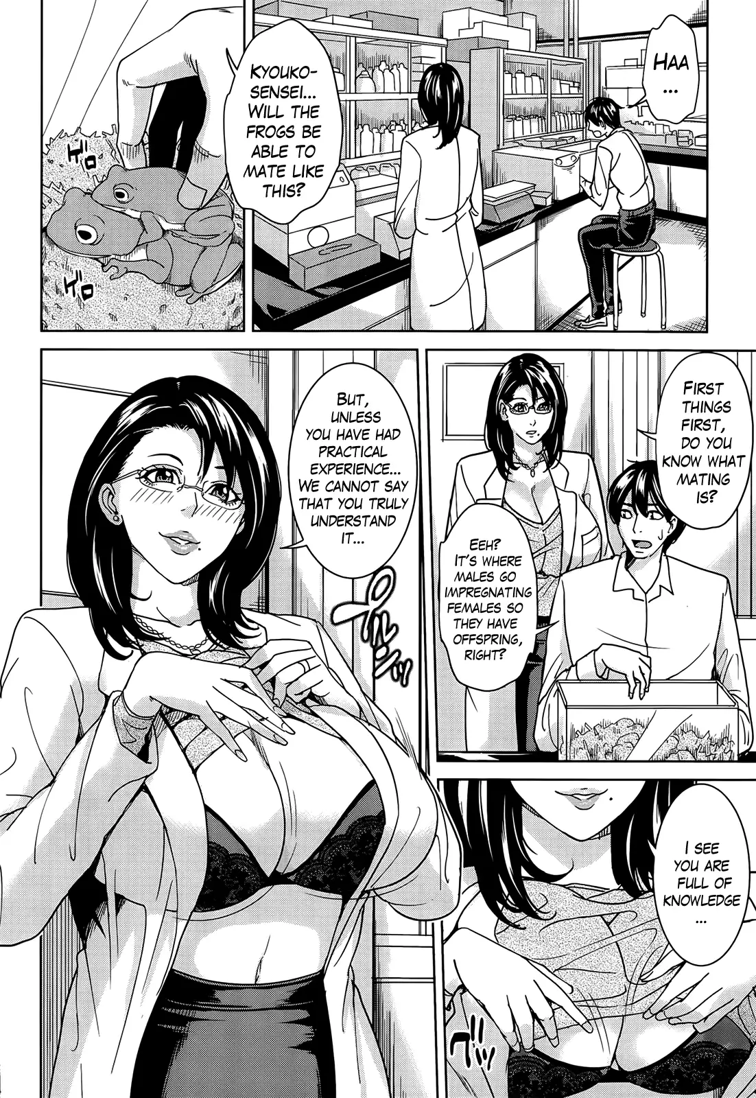 Kyouko Sensei to Boku no Himitsu | Kyouko-sensei and My Secret Ch. 1-4 END
