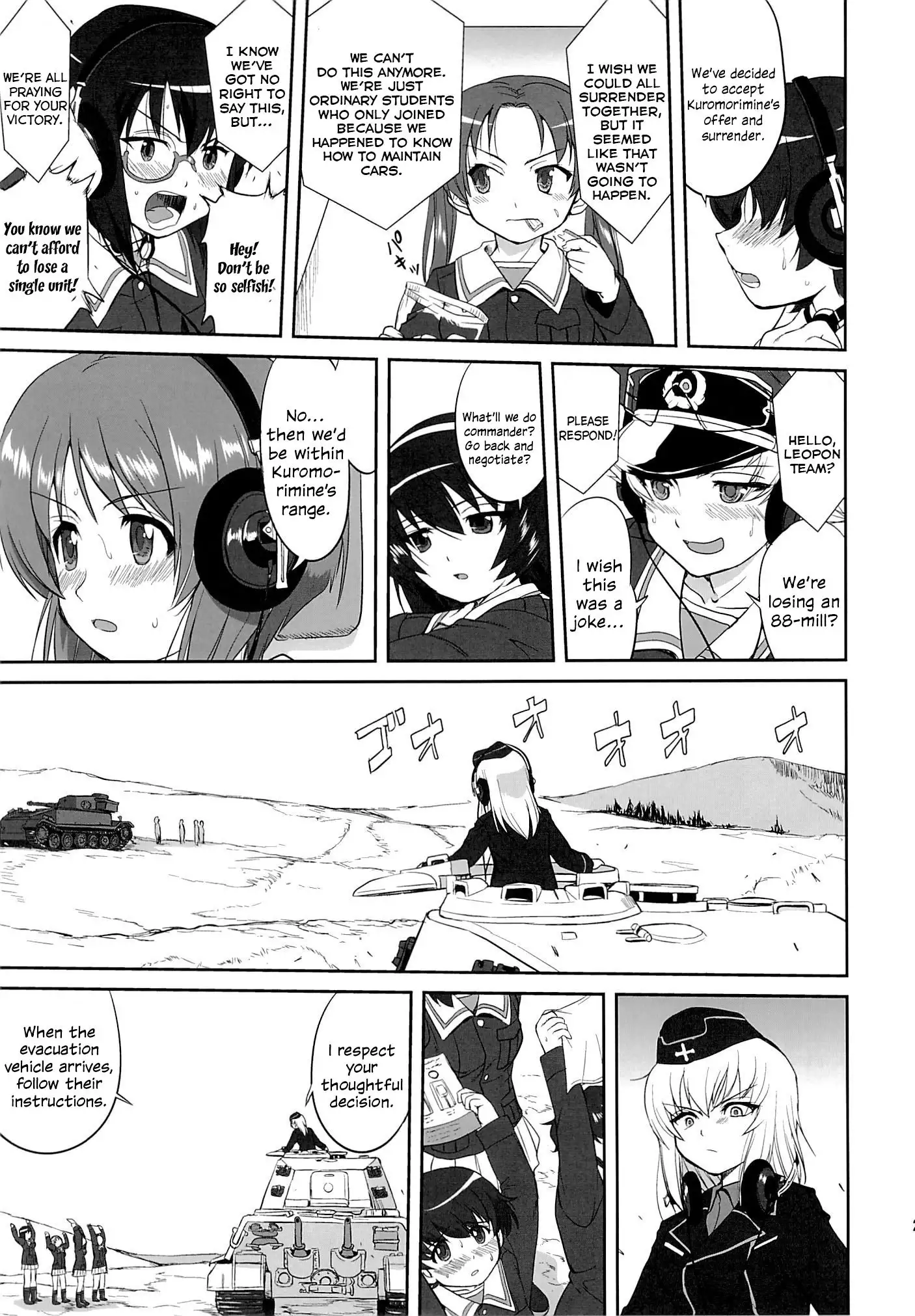 Yukiyukite Senshadou Kuromorimine no Tatakai