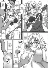 (C84) [Monaka Udon (Monikano)] Izayoi Sakuya Kyousei Zecchou Souchi (Touhou Project) [English] [desudesu]
